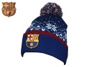 Зимова шапка FC Barcelona з помпоном FCB герб ліцензія герб 276