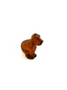 Скульптура собака ЯНТАРЬ подарочная собака, ручная работа