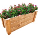 ДЕРЕВЯННЫЙ ЦВЕТОЧНЫЙ ГОРШОК ЦВЕТОЧНЫЙ ГОРШОК 80 СМ