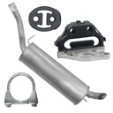 Концевой глушитель Fiat Stilo 1.4 1.6 HTB РЕЗИНОВЫЕ ЗАЖИМЫ