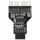 USB 2.0 interne header USB (9-pins) naar 3.1/3.2 Type-C (20