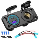ГНІЗДО АВТОМОБІЛЬНИЙ MONTAZOWE 12V 24V USB-C PD QC 3.0 ON ВИКЛЮЧЕНИЙ ВОЛОГОСТІЙКЕ  (18873200829) фото min 12