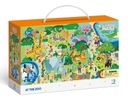 Puzzle Dodo Toys Observation 80 elementów Puzzle obserwacyjne 80 W zoo