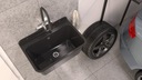 Смеситель для кухни с гибким изливом WALL черный ФЛЕКСО смеситель для кухни