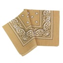 BANDAMKA BANDANA CHUSTKA CHUSTA APASZKA BEŻOWA