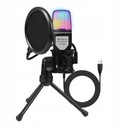 Микрофон для ПК, ЕМКОСТНЫЙ USB LED RGB