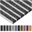 АЛЮМИНИЕВЫЙ ДВЕРНОЙ КОВРИК НАРУЖНЫЙ - *ПРЕМИУМ* ЗЕРНО 12мм 75x50