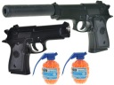 BERETTA METAL BB Gun + ГЛУШИТЕЛЬ + ГРАНАДА