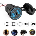 10A ЗАРЯДНОЕ ПИТАНИЕ 2X USB+USB-C QC3.0 ВОЛЬТМЕТР 12-24V  фото 12