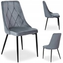 Elegantná kovová stolička 4 nohy vysoké operadlo Kód výrobcu 5902340318362