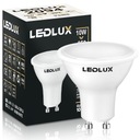Светодиодная лампа GU10 10Вт = 85Вт SMD 3000К теплая Premium LEDLUX не мигает