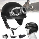 МОТОЦИКЛОВЫЙ ШЛЕМ АРАХИСОВЫЙ ШЛЕМ СЪЕМНЫЕ ОЧКИ ПОЛУУСТАНОВЛЕННЫЙ ШЛЕМ ДЛЯ СКУТЕРА