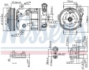 COMPRESSEUR DE CLIMATISATION NIS 89577photo 14