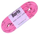 Хоккейные шнурки Barts Pro Laces вощеные 250см - розовые