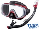 TUSA DIVING SET VISIO маска + трубка DRY VALVE UC3125 для подводного плавания QBMDR
