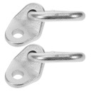 2 SZT. POWERFUL SILVER HANDLES DO LIFTING SILNIKA, RINGS DO LIFTING ZE STEEL STOPOWEJ  photo 8