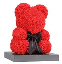 MEDVEDÍK Z OKVETNÝCH LÍSTKOV RUŽE 25cm DARČEK VALENTÍNA +KRABIČKA Značka Rose Bear