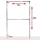 РЕГУЛИРУЕМАЯ НАСТЕННАЯ ПОЛКА 100x200x40 ВЕШАЛКА c1