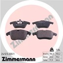 ZIMMERMANN ZAPATAS PARTE DELANTERA LAND ROVER FREELANDER 2 