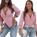 ЭЛЕГАНТНОЕ ТЕЛО, ПЫШНЫЕ РУКАВА, ВЫРЕЗ, ЦВЕТА