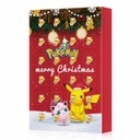 24KS Pokemon Vianočný adventný kalendár Druh stojaci