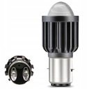 BA20D S2 LUZ DIODO LUMINOSO LED 35/35W LENTE MOTOCICLETA 2400LM 6000K Z RADIATOR 