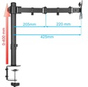 ПОВОРОТНЫЙ ДЕРЖАТЕЛЬ НАСТОЛЬНОГО МОНИТОРА, универсальный