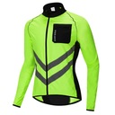 WOSAWE Cycling Rain Jacket High Visibility MultiFunction Jersey Road MTB