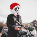 COVER NA HELMET CAP SWIATECZNA WINTER DEKORACJA SWIATECZNA STROJ CZAPKI MIKOLAJA  photo 12