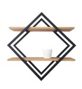 ROMB 2 LOFT INDUSTRIAL полка 50х50см ДУБ варианты