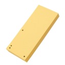 КАРТОННЫЕ ВСТАВКИ 1/3 А4 100 шт. ЖЕЛТЫЙ