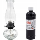 STYLOWA LAMPA NAFTOWA 550ml. / 34cm. + OLEJ 0,5L