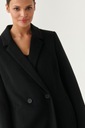 Klasický čierny dámsky kabát Tatuum 44 vlna EAN (GTIN) 5900142174780