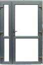 НАРУЖНЫЕ ДВЕРИ ПВХ АНТРАЦИТ 140x210 ДВУСТОРОННИЙ