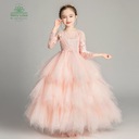 Dievčenské tylové vrstvené šaty Šaty pre princeznú na ples Hmotnosť (s balením) 0.1 kg