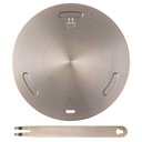 Переходная пластина для плиты с индукционным рассеивателем тепла