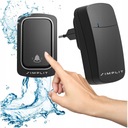 БЕСПРОВОДНОЙ ДВЕРНОЙ ЗВОНОК БЕЗ АККУМУЛЯТОРОВ, Водонепроницаемый IP68, БОЛЬШОЙ ДЕЙСТВИЕ