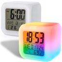 БУДИЛЬНИК ЧАСЫ ТЕРМОМЕТР ОСВЕЩЕНИЕ ХАМЕЛЕОН LED