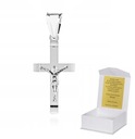 ! Серебро 925 Католический Крест 925 1,3г 3,5см K7