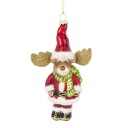 СТЕКЛЯННАЯ ЕЛОЧНАЯ ИГРУШКА ОЛЕНЬ