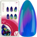 INTER VION SZTUCZNE PAZNOKCIE HOLO BLUE