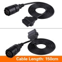 CABLE DIAGNOSTIC 10-PINOWEGO DO 16-PINOWEGO ADAPTER OBD2 DO 1L  photo 9