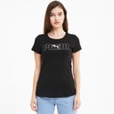 Женская футболка Puma Rebel Graphic Tee, размер XS, черная