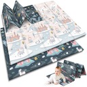 КОВРИК XXL 200х180 ТОЛЩИННЫЙ, ДВУХСТОРОННИЙ, БОЛЬШОЙ, СКЛАДНОЙ ДЛЯ ДЕТСКОЙ КОМНАТЫ