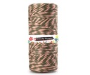 Sznurek skręcany twist BRĄZ-ŁOSOŚ 20m 2mm