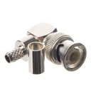 УГЛОВОЙ РАЗЪЕМ BNC RG 59, ЗАЖИМАННЫЙ НА АНТЕННОМ КАБЕЛЕ