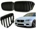 GRILLE GRILLES BMW F10 F11 F18 10-16 MATT SHADOW LINEphoto 13