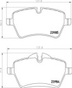 PLAQUETTES MINTEX MDB2816 M1144 MINI R50 R52 R53 R55 R56 R57 R58 R59 R61 AVANTphoto 1