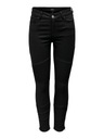 Dámske džínsové nohavice ONLY čierne M/32 Veľkosť M/32