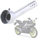 ГЛУШНИК ВИПУСКНИЙ МОТОЦИКЛЕТНИЙ СТАЛЕВИЙ 48MM 25X48X175 MM КУТОВИЙ 135°  (18884863809) фото min 12